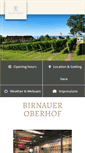 Mobile Screenshot of birnauer-oberhof.de